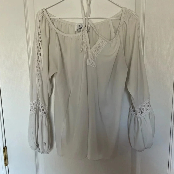 Women's VAVA Silk Blouse Top Sz. S - Picture 2 of 3